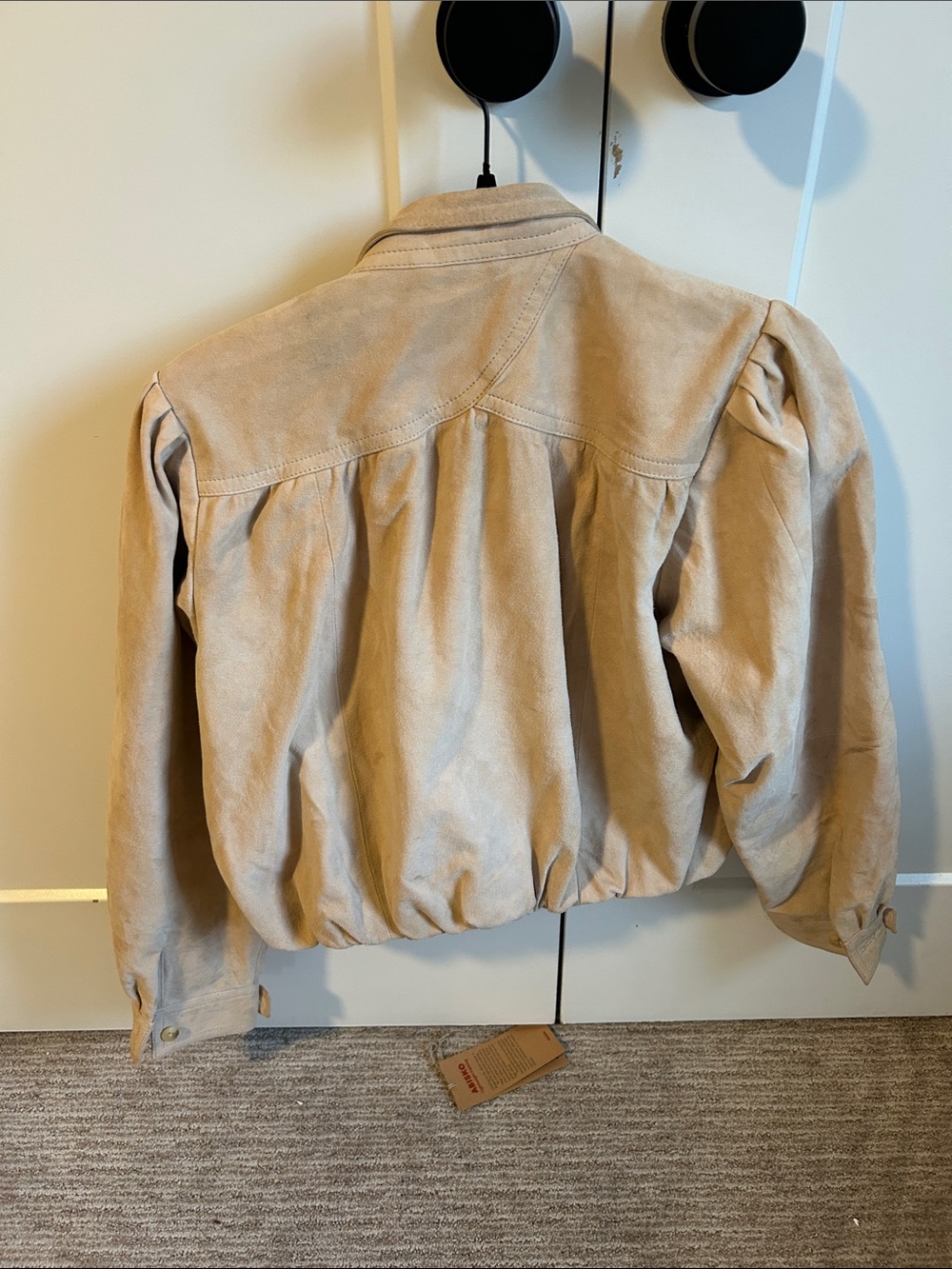 We The Free nimbus suede jacket in tofu ivory color - Picture 6 of 6
